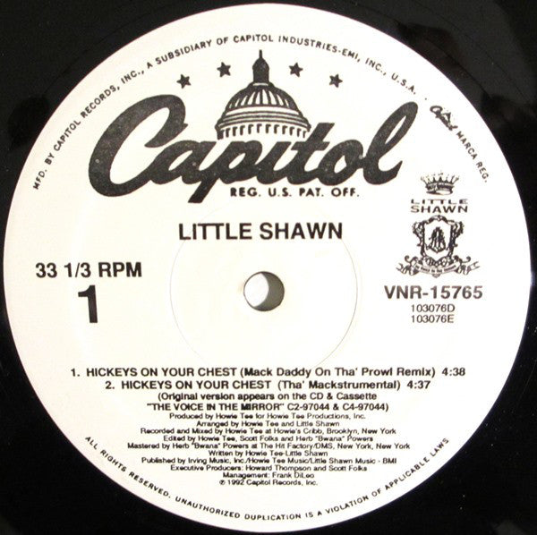 Little Shawn : Hickeys On Your Chest (12", Single)