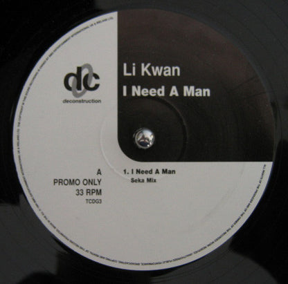 Li Kwan / Hed Boys : I Need A Man / Girls + Boys (12", Promo, RE)