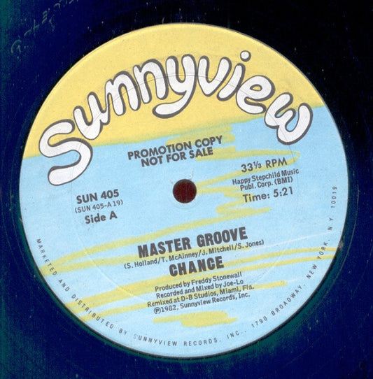 Chance (4) : Master Groove (12", Promo)