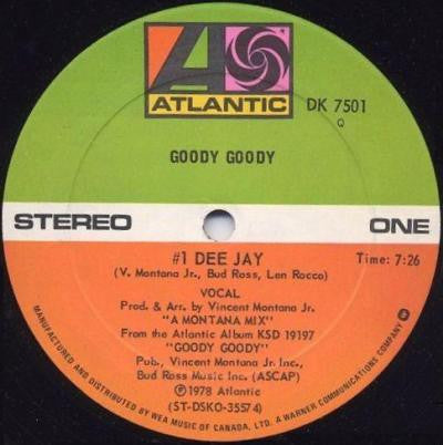 Goody Goody : #1 Dee Jay (12", Single)