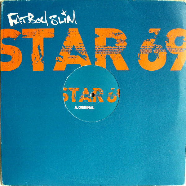 Fatboy Slim : Star 69 (2x12", Promo, DMM)