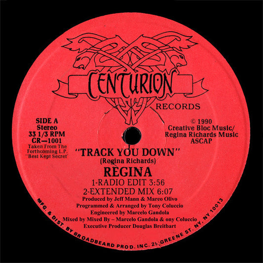 Regina (2) : Track You Down (12", M/Print)