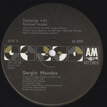 Sergio Mendes* : Nonstop (Remixed Version) (12", Single)