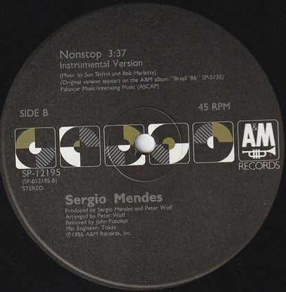 Sergio Mendes* : Nonstop (Remixed Version) (12", Single)