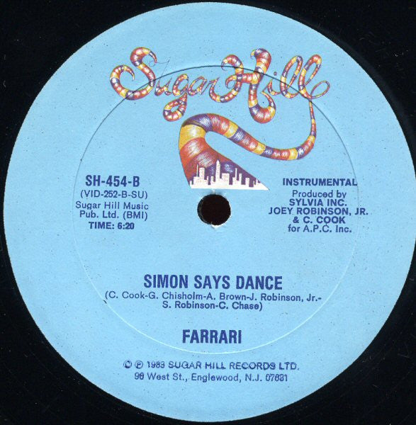 Farrari : Simon Says Dance (12", Single)