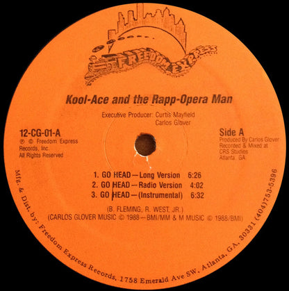 Kool-Ace And The Rapp Opera Man : Go Head (12")