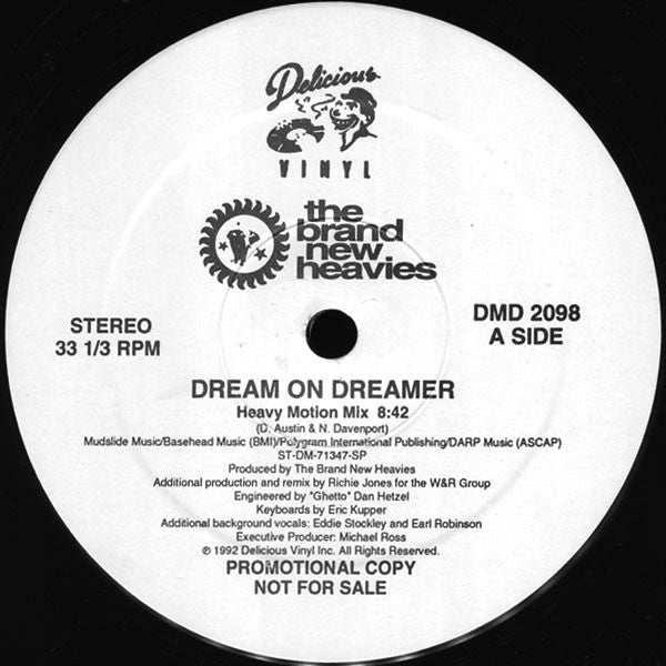 The Brand New Heavies : Dream On Dreamer (12", Promo)