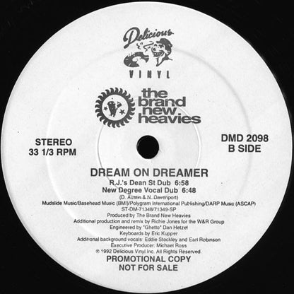 The Brand New Heavies : Dream On Dreamer (12", Promo)