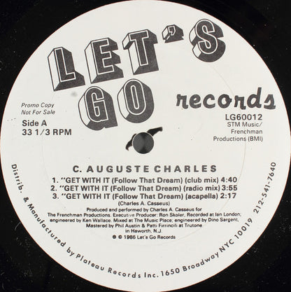Charles Casseus : Get With It (Follow That Dream) (12", Promo)