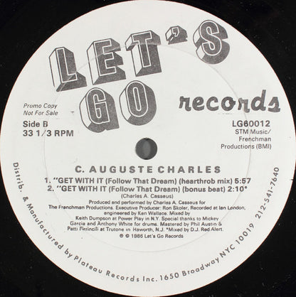 Charles Casseus : Get With It (Follow That Dream) (12", Promo)