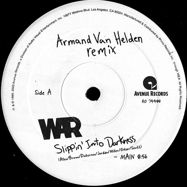 War : Slippin' Into Darkness (Armand Van Helden Remix) (12")