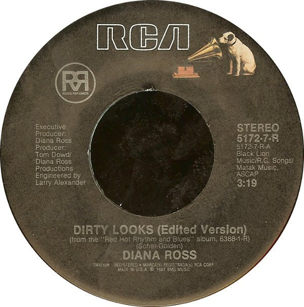 Diana Ross : Dirty Looks (7", Single)