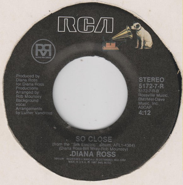 Diana Ross : Dirty Looks (7", Single)