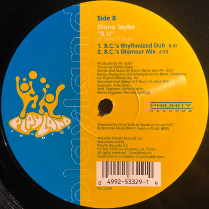 Diana Taylor : B U (12")