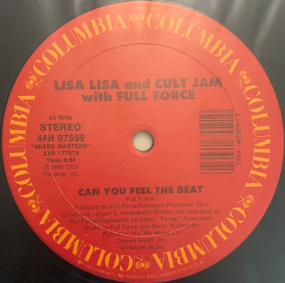 Lisa Lisa And Cult Jam* With Full Force : I Wonder If I Take You Home / Can You Feel The Beat (12")