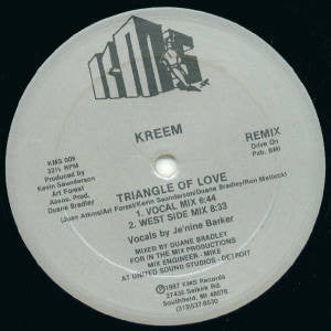 Kreem : Triangle Of Love (Remixes) (12")