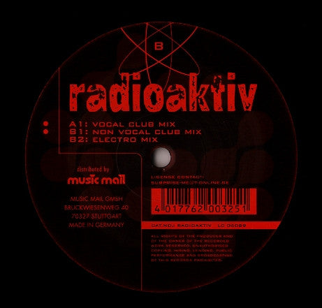 Das Atom : Radioaktiv (12")