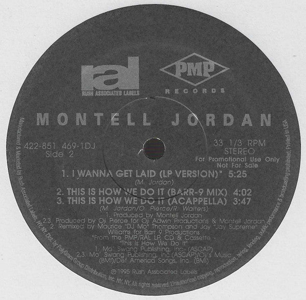Montell Jordan : This Is How We Do It (12", Promo)