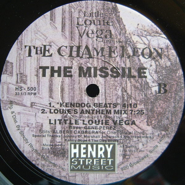 Little Louie Vega* Presents The Chameleon : The Missile (12")