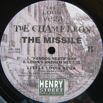 Little Louie Vega* Presents The Chameleon : The Missile (12")