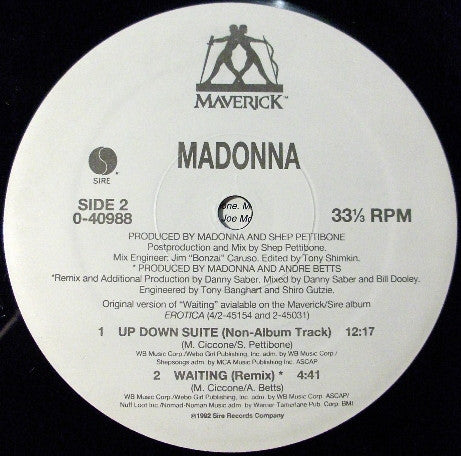 Madonna : Rain (12", Maxi)