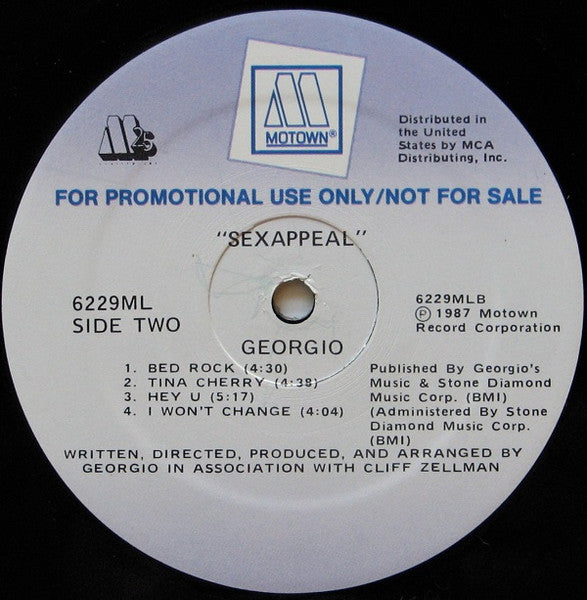 Georgio (2) : Sexappeal (LP, Album, Promo)