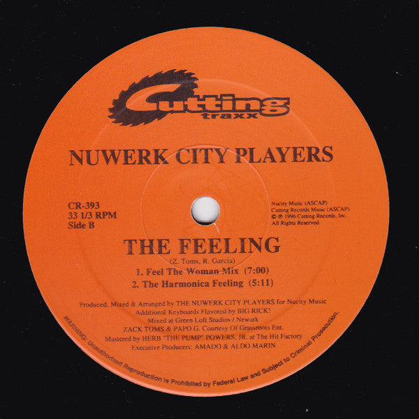 Nuwerk City Players : The Feeling (12")