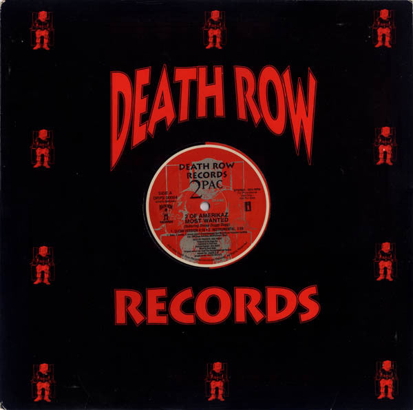 2Pac Featuring Snoop Doggy Dogg* : 2 Of Amerikaz Most Wanted (12", Single, Promo)