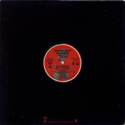2Pac Featuring Snoop Doggy Dogg* : 2 Of Amerikaz Most Wanted (12", Single, Promo)