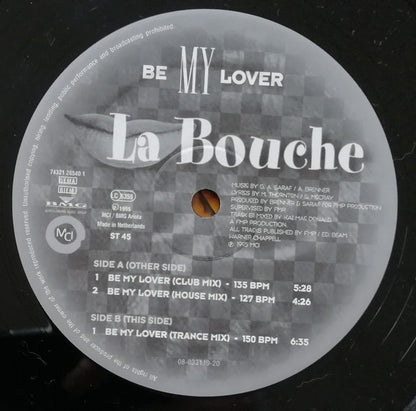 La Bouche : Be My Lover (12", Maxi)
