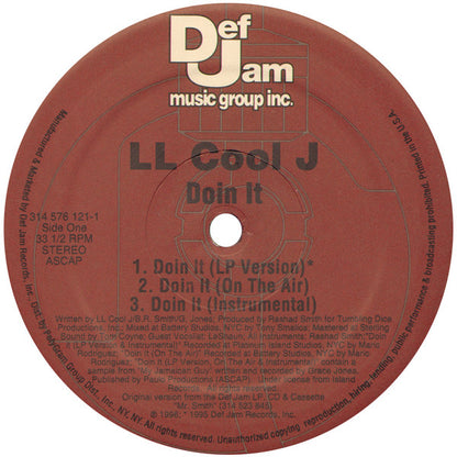 LL Cool J : Doin It (12")