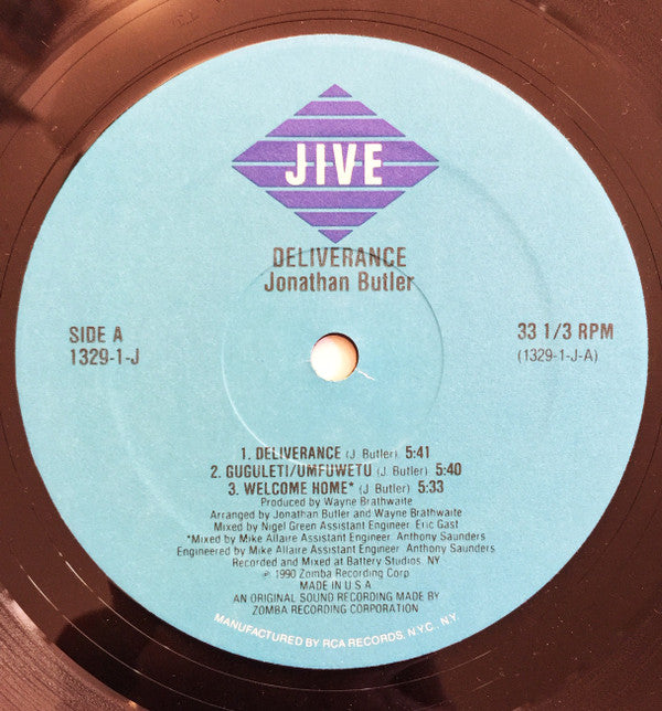 Jonathan Butler : Deliverance (LP)
