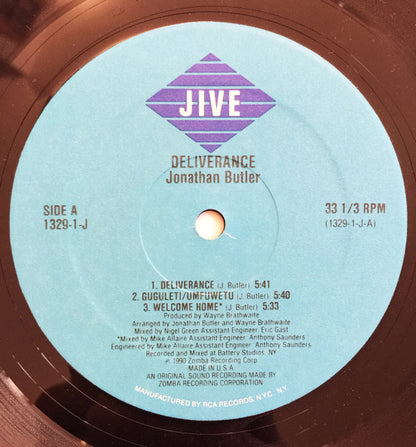 Jonathan Butler : Deliverance (LP)
