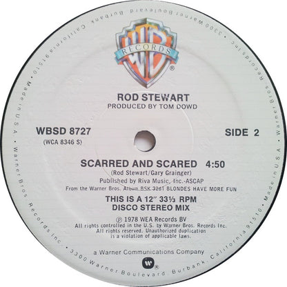 Rod Stewart : Da Ya Think I'm Sexy? (Special Disco Mix) (12")