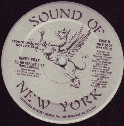 Kinky Foxx : So Different (12", Promo)