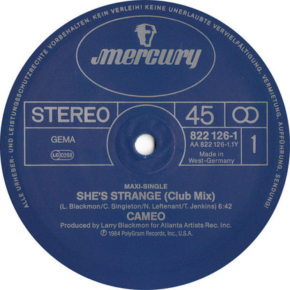 Cameo : She's Strange (12", Maxi)