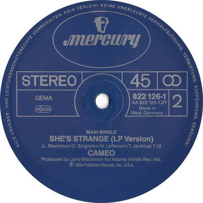 Cameo : She's Strange (12", Maxi)