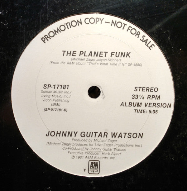 Johnny Guitar Watson : The Planet Funk (12", Promo)