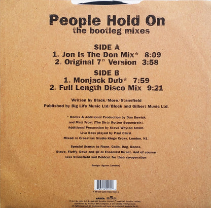 Lisa Stansfield Vs The Dirty Rotten Scoundrels* : People Hold On (The Bootleg Mixes) (12")