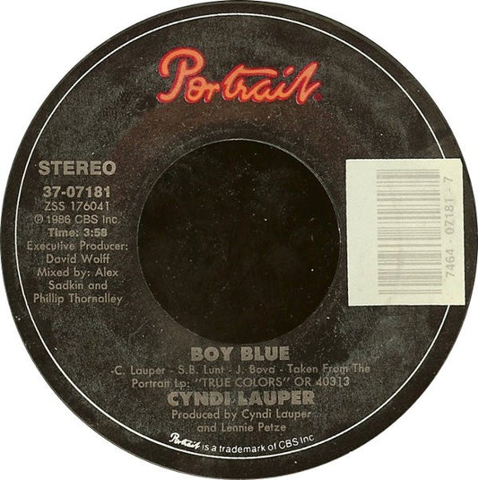 Cyndi Lauper : Boy Blue (7")