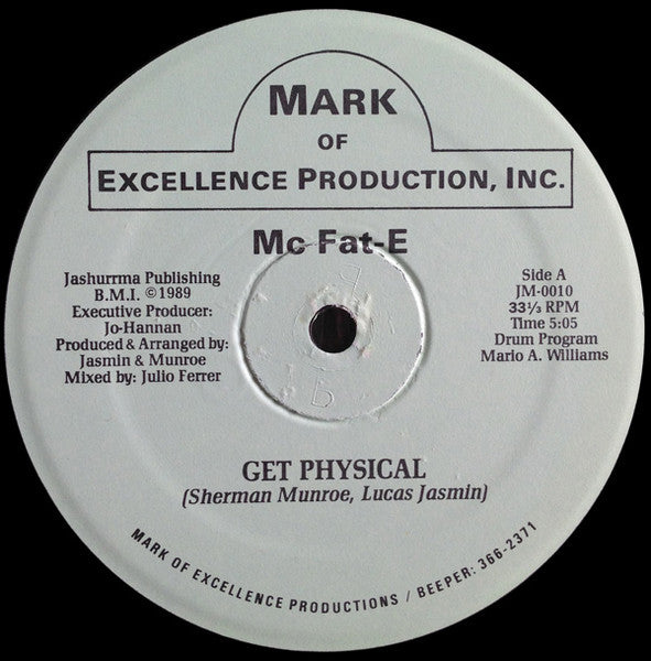 Mc Fat-E : Get Physical (12")