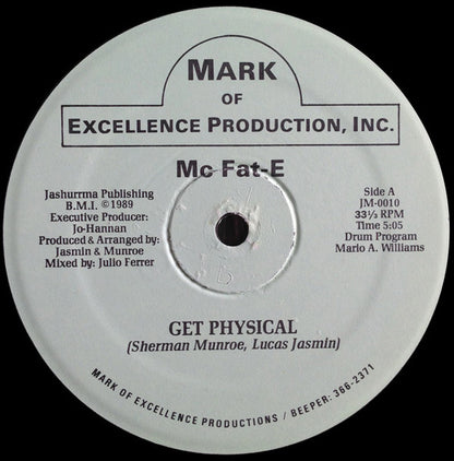 Mc Fat-E : Get Physical (12")