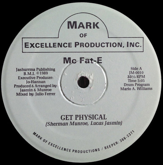 Mc Fat-E : Get Physical (12")