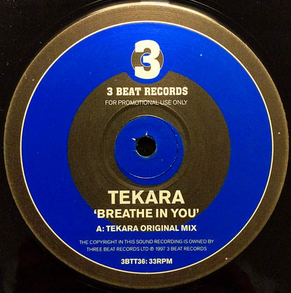 Tekara : Breathe In You (12", Promo)