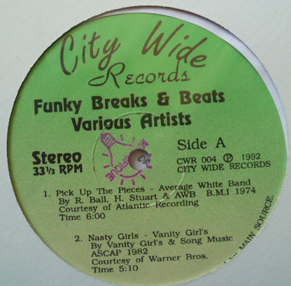 Various : Funky Breaks & Beats (12", EP)