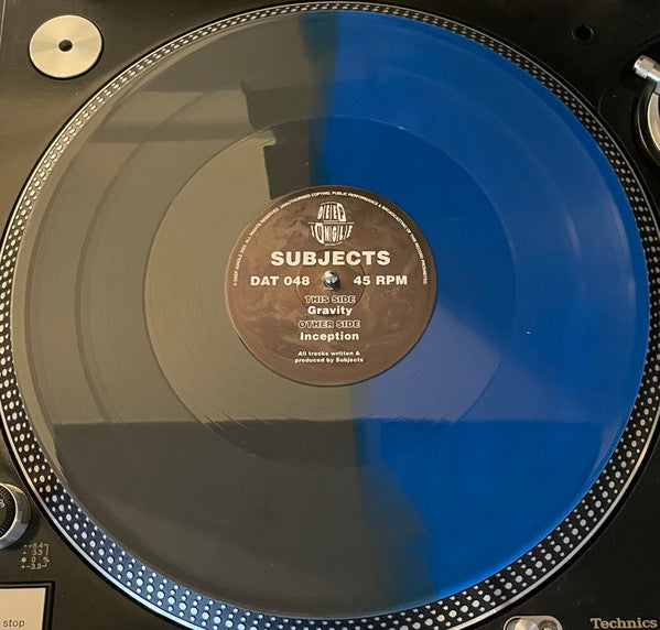 Subjects (5) : Inception / Gravity  (12", S/Edition, Hal)