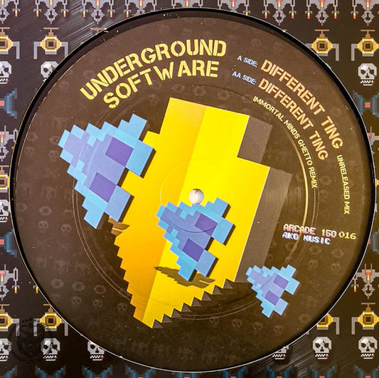 Underground Software : Different Ting (Unreleased Mix) / (Immortal Minds Ghetto Remix) (12")