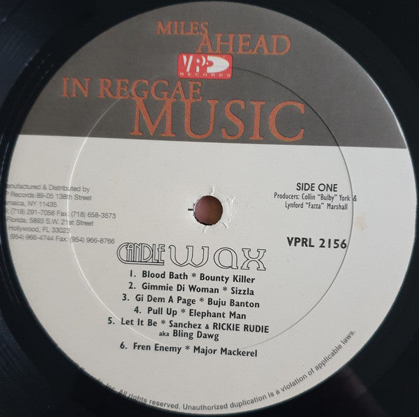 Various : Candle Wax (LP, Comp)