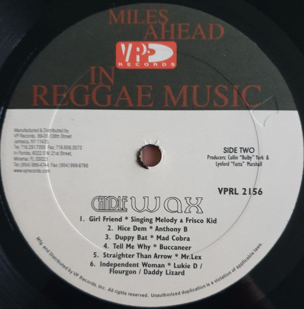 Various : Candle Wax (LP, Comp)