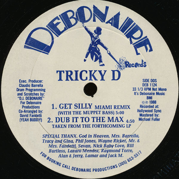 Tricky D (2) : Take It To The Max (12", Blu)